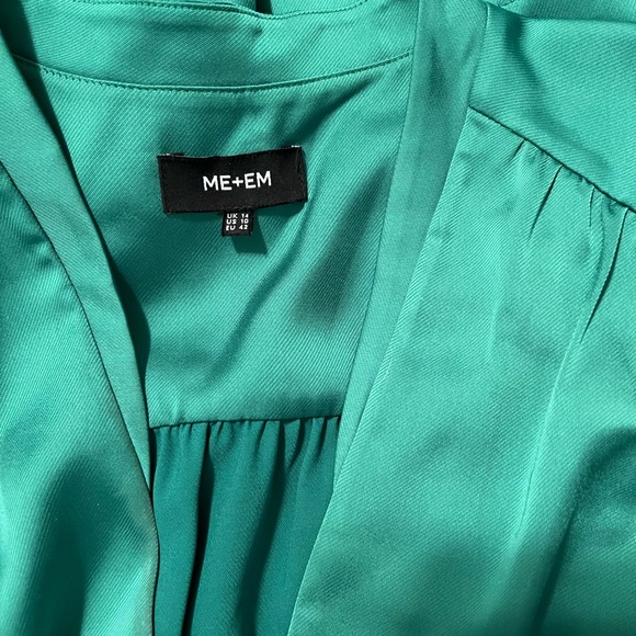 Me + Em Satin V Neck maxi dress. Size US 10. NWOT. - Picture 8 of 8